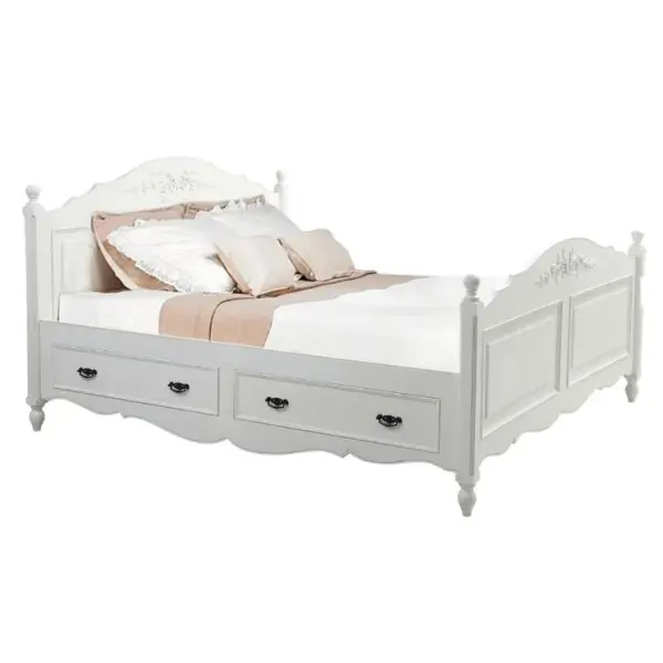 Кровать 160х200 с четырьмя ящиками Марсель, ламели