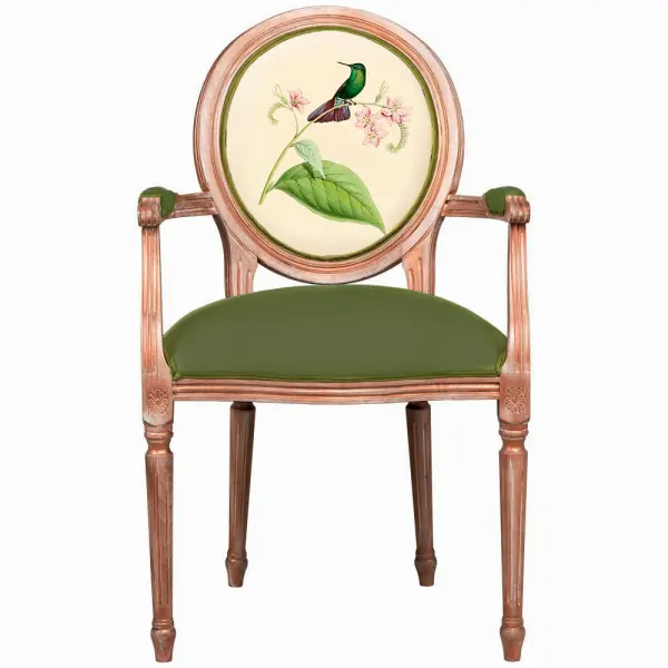 Кресло Медальон Райская птица Ver.5