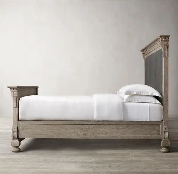 Кровать мягкая 160 200 Сент-Джеймс серая