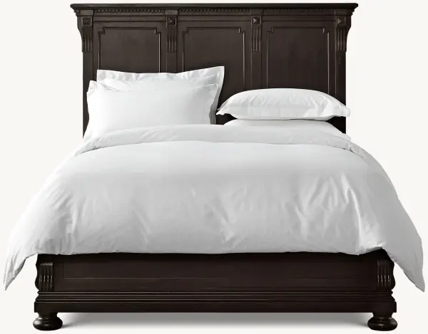 Кровать 140 200 из дерева Сент-Джеймс блэк