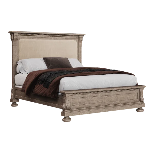 Кровать 180 200 из массива Сент-Джеймс беж