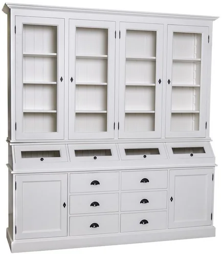 Шкаф для столовой стеклянный Брюгге