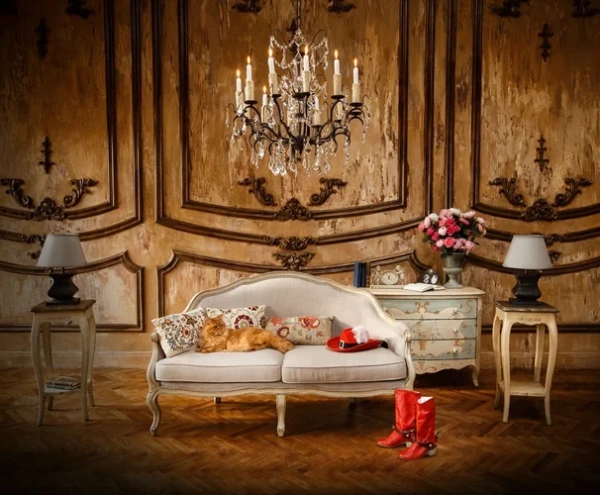 Консоль высокая "Поместье"