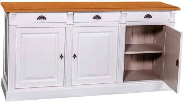 Буфет трехдверный Брюгге нижняя часть