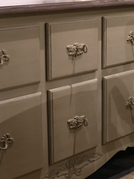 Выдвижные ящики с ручками комод Поместье